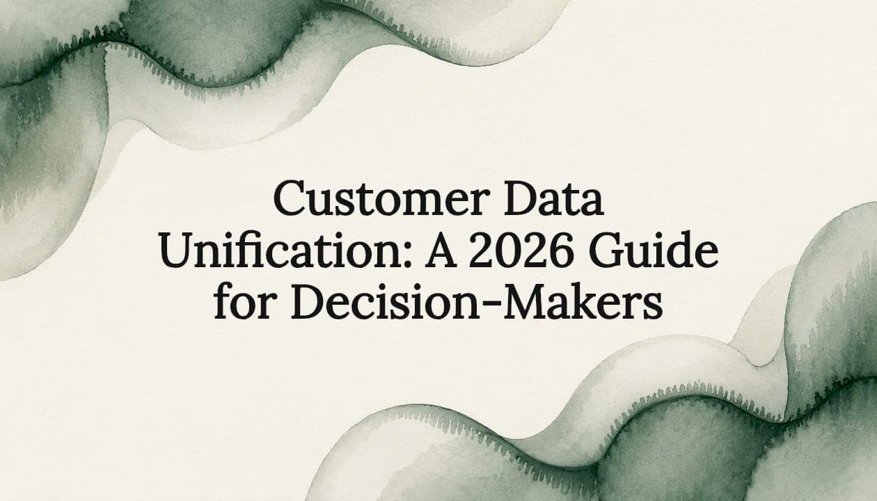 Customer Data Unification: A 2026 Guide for Decision-Makers