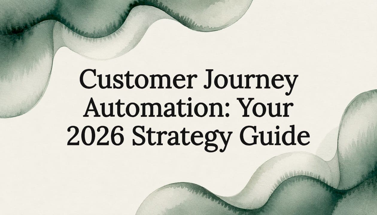 Customer Journey Automation: Your 2026 Strategy Guide