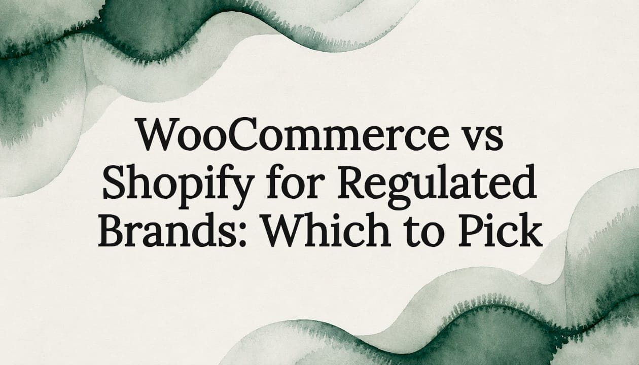 WooCommerce vs Shopify for Regulated Brands: Which to Pick