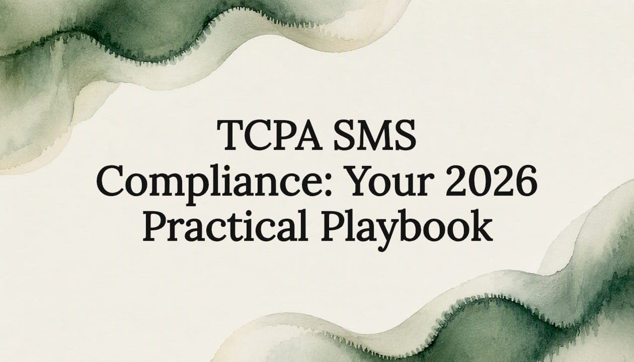 TCPA SMS Compliance: Your 2026 Practical Playbook