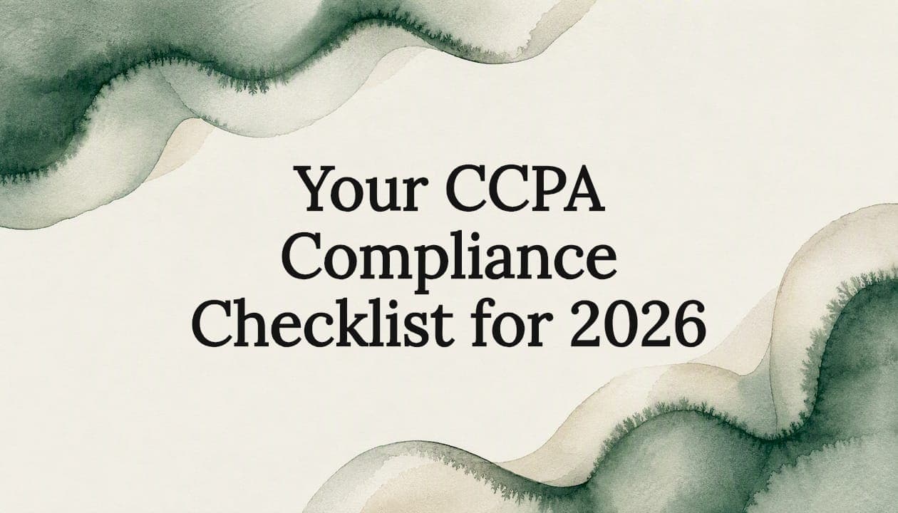 Your CCPA Compliance Checklist for 2026